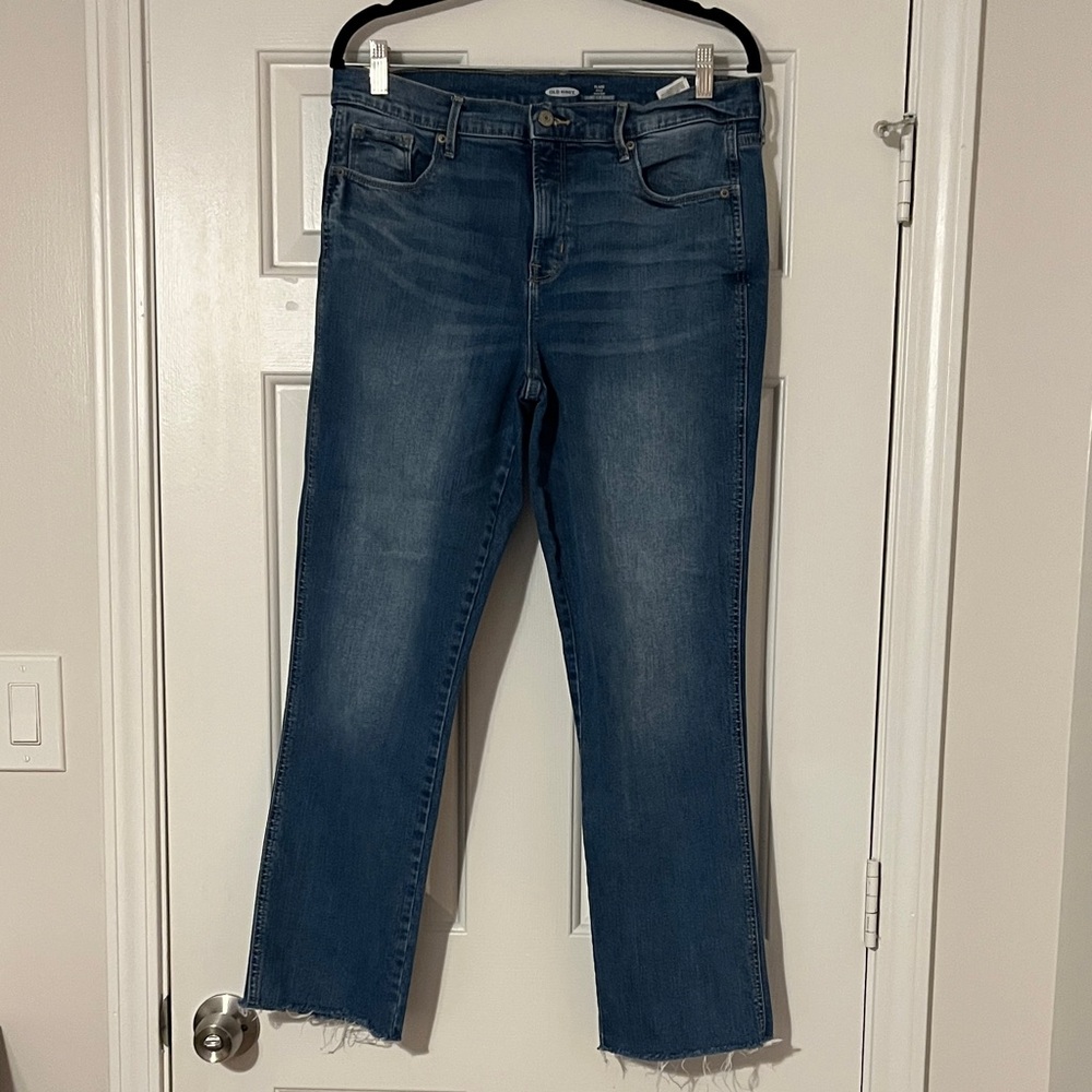 Old Navy flare ankle high rise